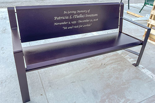 Copper Canyon Powder Coated Metro Benches