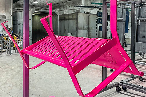 Sassy Powder Coated Bench Color